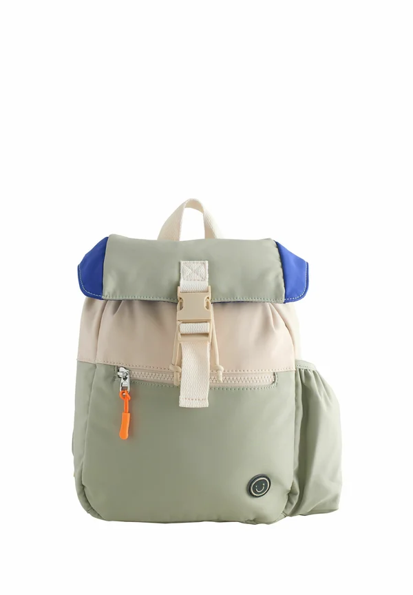 SMALL - School bag - sage green colourblock