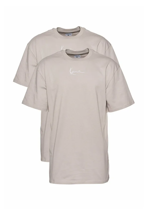 SMALL SIGNATURE 2-PACK ESSENTIAL - Basic T-shirt - grau