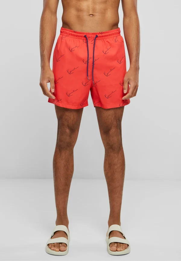 SMALL SIGNATURE AOP BOARD  - Swimming shorts - red