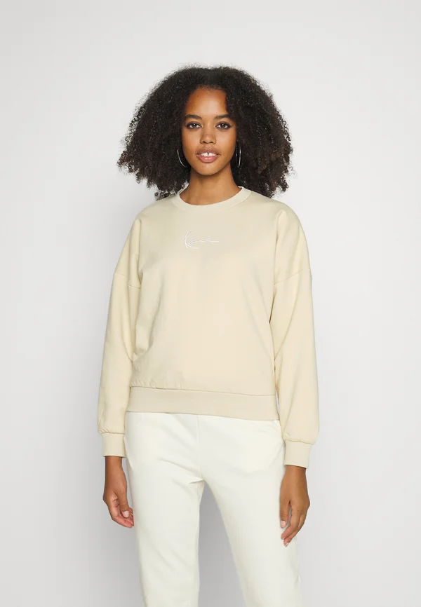 SMALL SIGNATURE CREW  - Sweatshirt - light sand