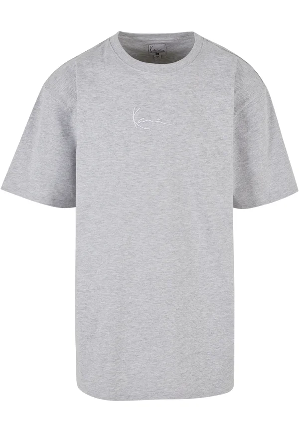 SMALL SIGNATURE  LOGO  - Basic T-shirt - ash grey