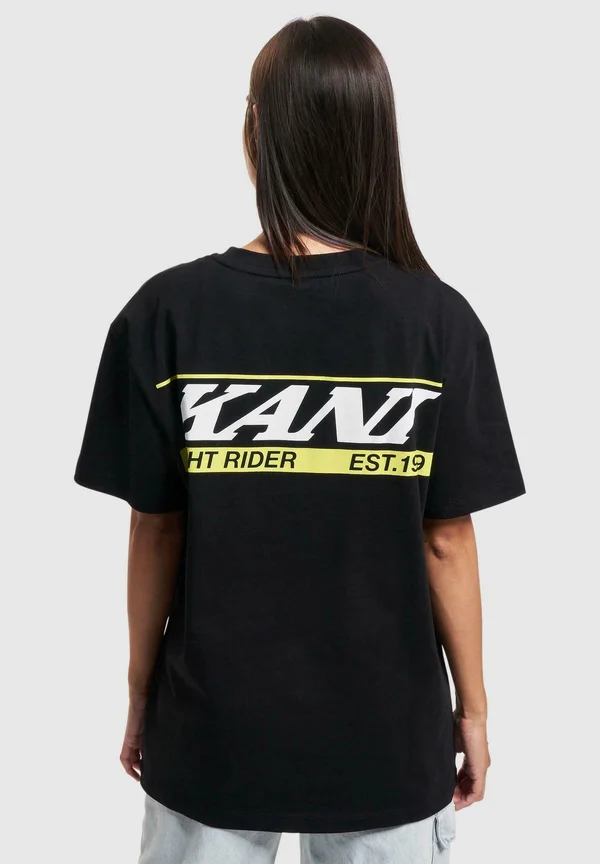 SMALL SIGNATURE NIGHTRIDER OS - Print T-shirt - black