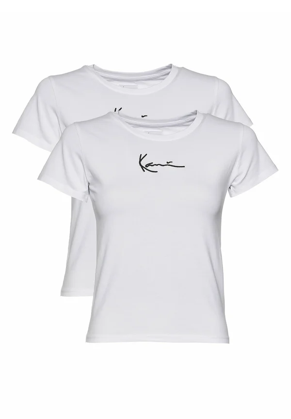 SMALL SIGNATURE PACK ESSENTIAL TIGHT - Print T-shirt - white