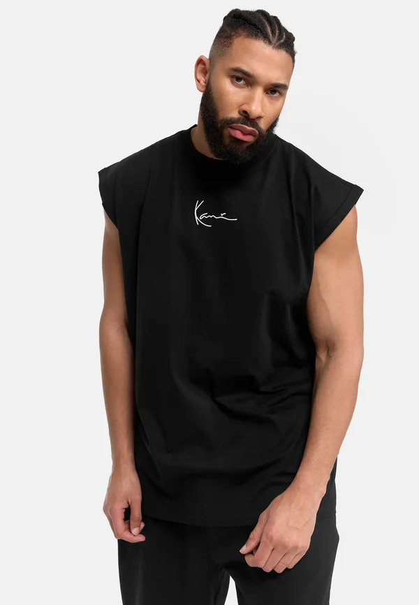 SMALL SIGNATURE SLEEVELESS TEE  - Top - black
