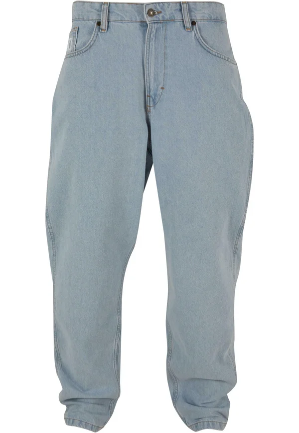 SMALL SIGNATURE TAPE FIVE POCKET DENIM - Straight leg jeans - light blue