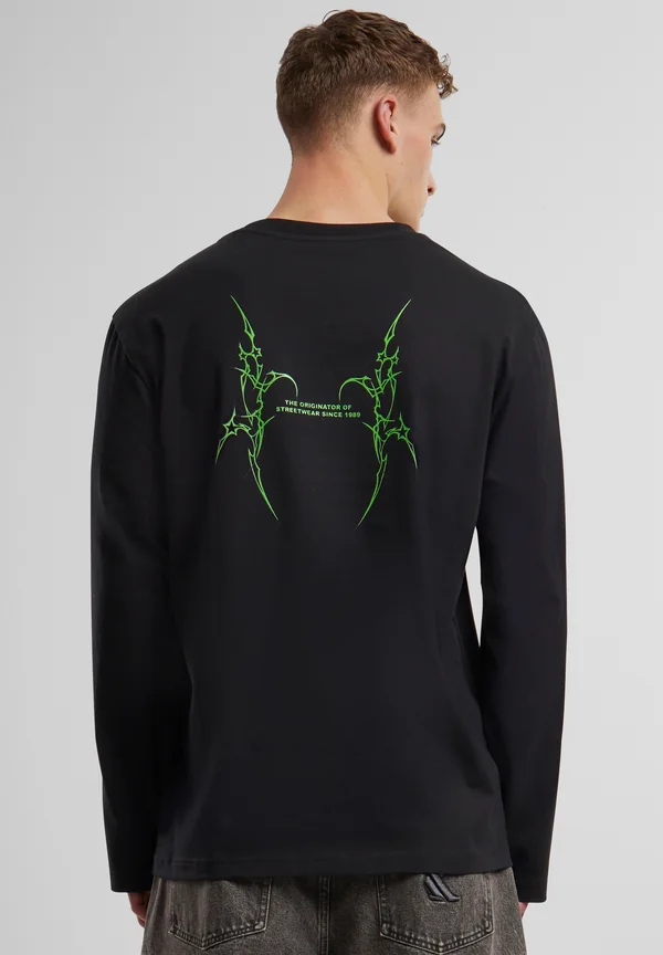 SMALL SIGNATURE TRIBAL - Long sleeved top - black