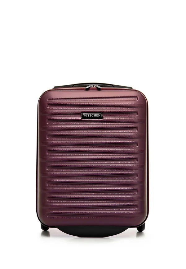 SMALL SUITCASE FROM ABS - Wheeled suitcase - bordeaux