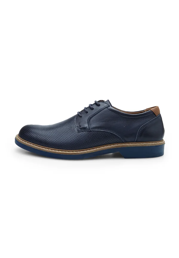 Smart lace-ups - blu