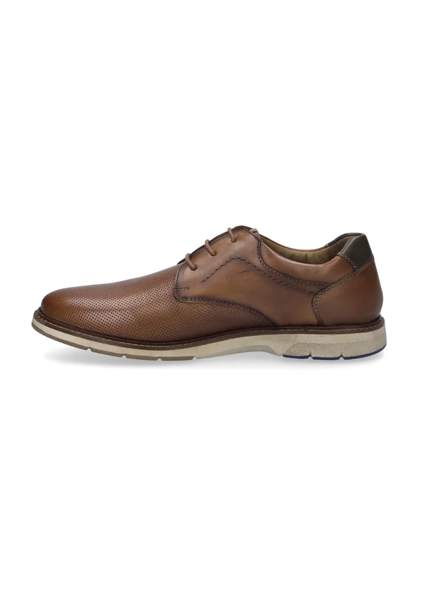 Smart lace-ups - camel kombi