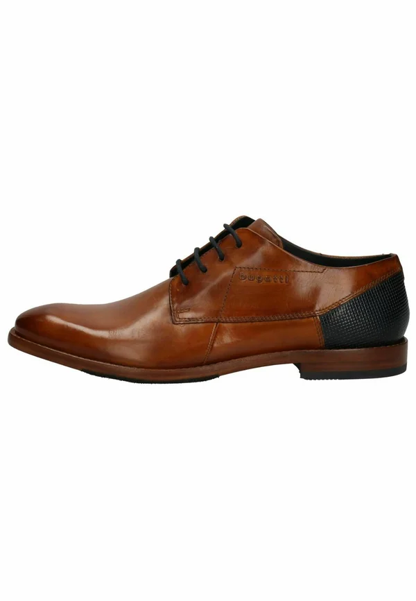 Smart lace-ups - cognac
