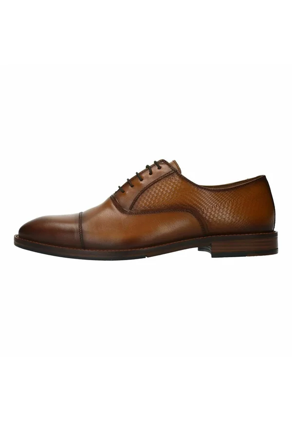 Smart lace-ups - cognac
