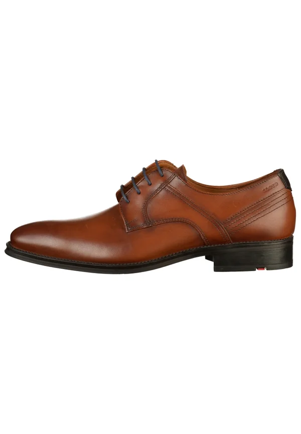Smart lace-ups - cognac