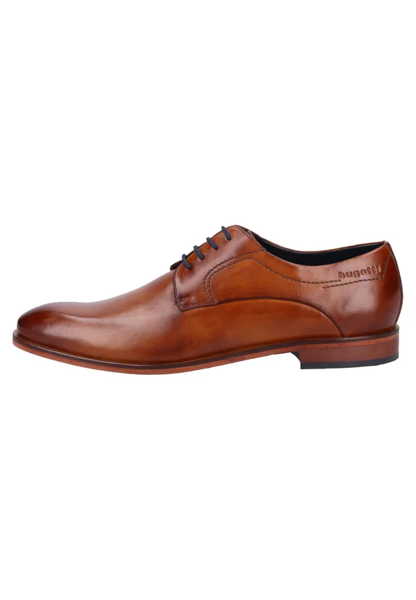 Smart lace-ups - cognac