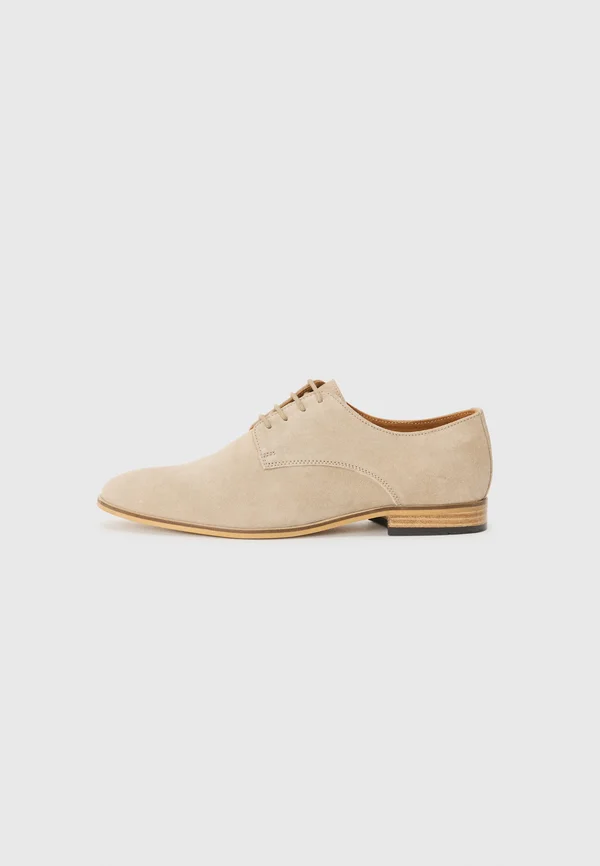 Smart lace-ups - taupe