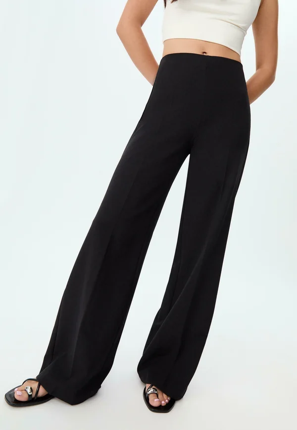 SMART - Trousers - black