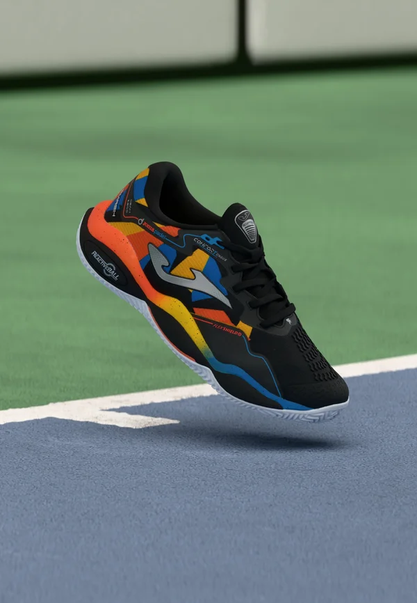 SMASH CLAY - Padel shoes - black/multi color