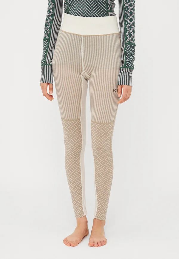 SMEKKER HIGH WAIST PANTS - Base layer - mocha