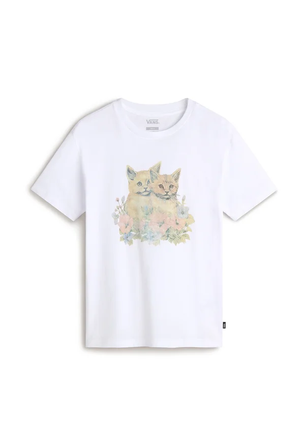 SMITTEN OVERSIZED - Print T-shirt - white