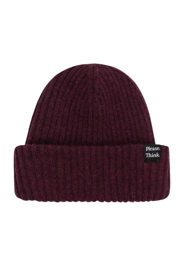 SMOKEY BEAR X PLEASE - MIT KREMPE  - Beanie - berry