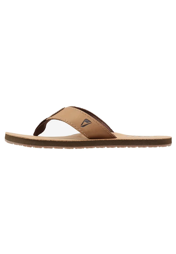 SMOOTHY - T-bar sandals - bronze brown