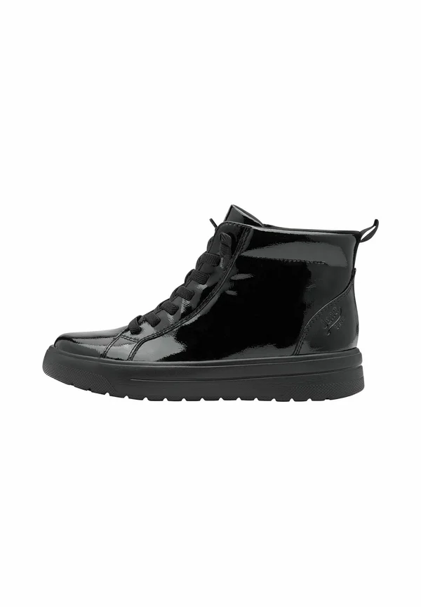 SNEAKER - High-top trainers - black patent