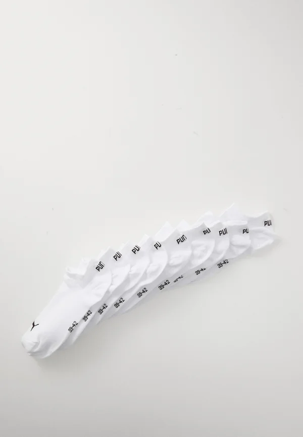 SNEAKER PLAIN UNISEX 9 PACK - Socks - white