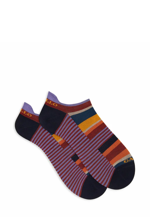 SNEAKERS WITH MULTI AND WINDSOR STRIPES - Socks - mottled red