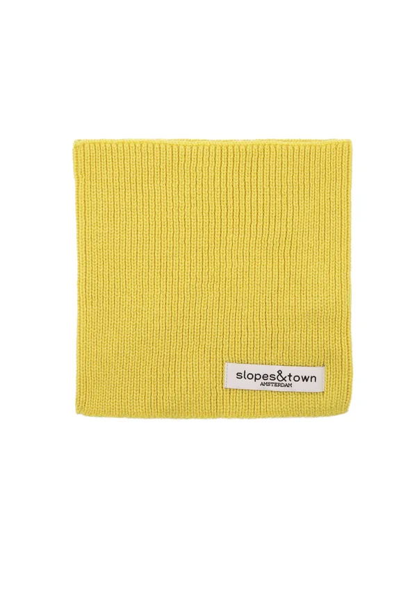Snood - lemon yellow