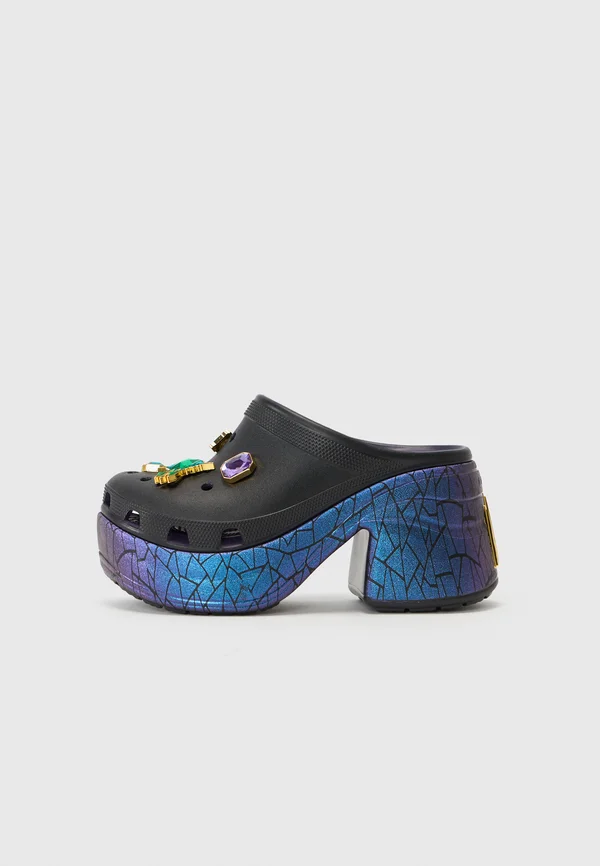 SNOW WHITE SIREN - Heeled mules - black