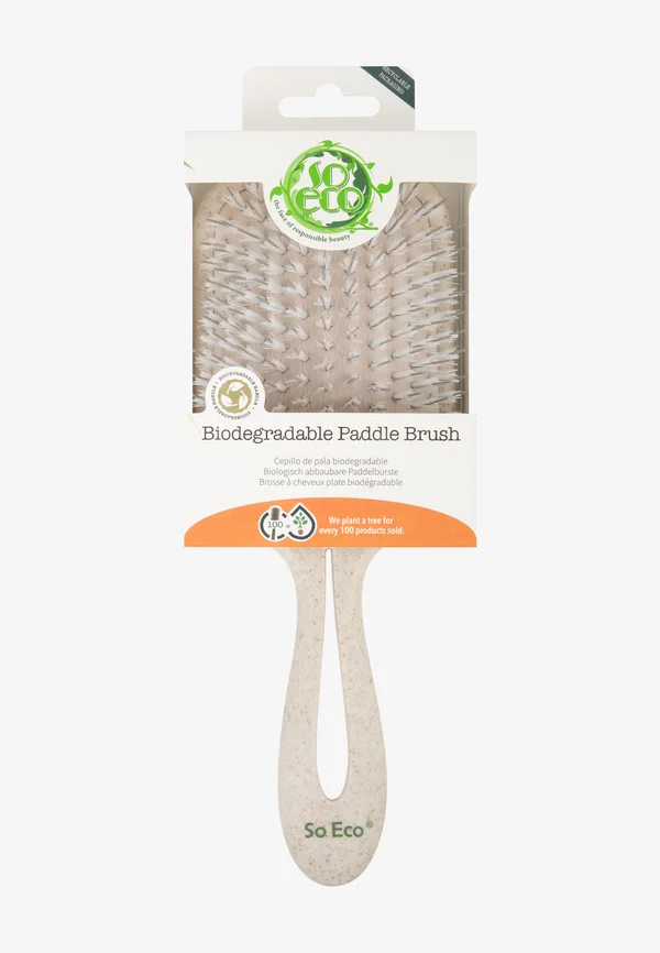 SO ECO BIODEGRADABLE PADDLE BRUSH - Brush - stone