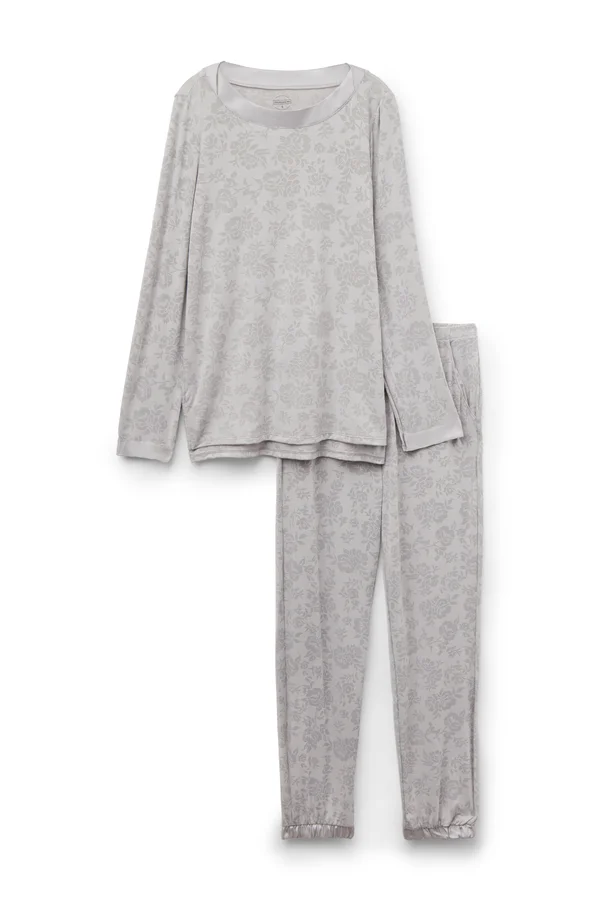 SOFT DREAMS SET - Pyjama set - grey