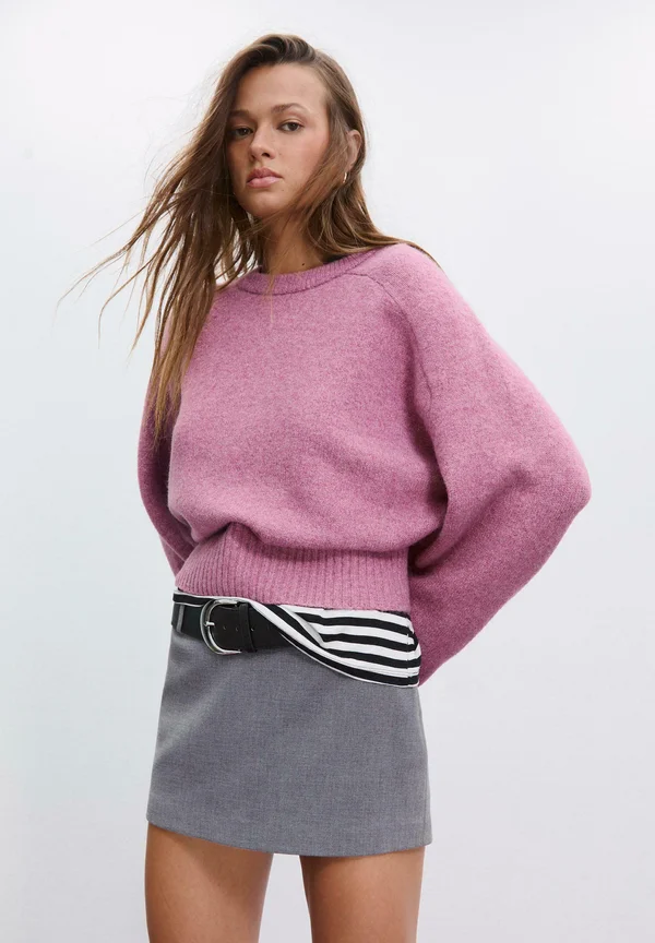 SOFT - Jumper - mottled purple