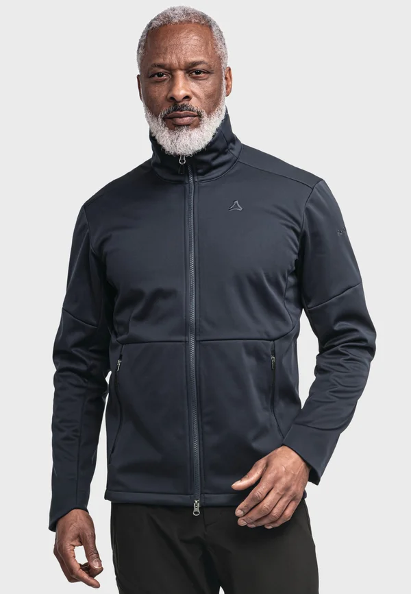 Soft shell jacket - blau