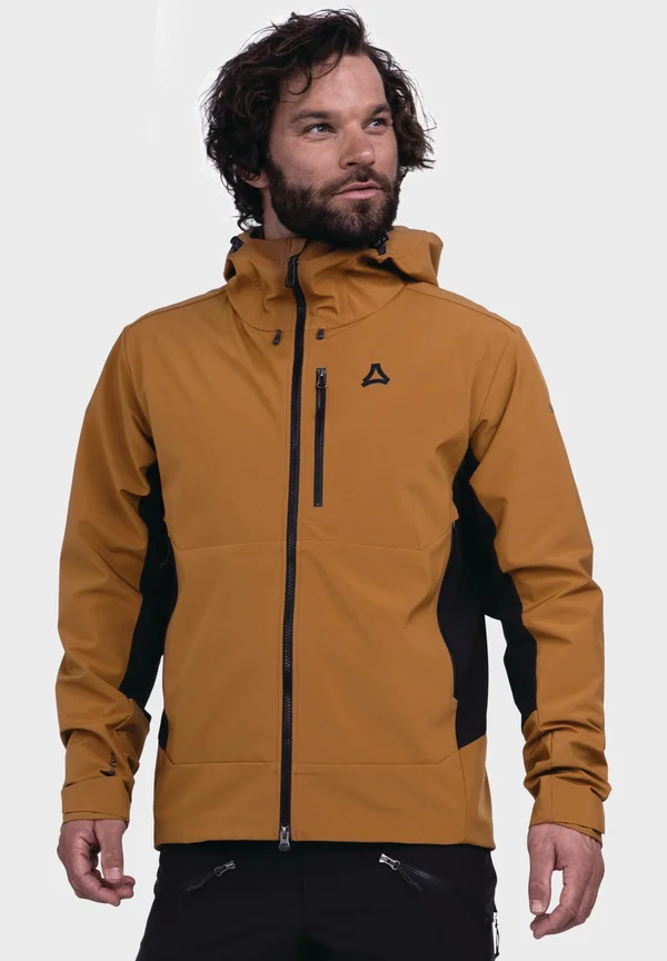 Soft shell jacket - braun