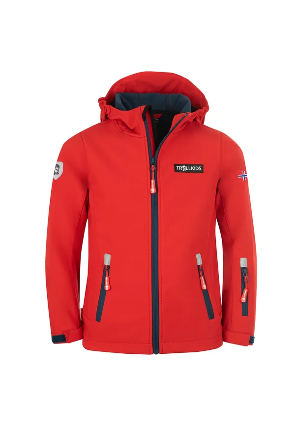 Soft shell jacket - bright red
