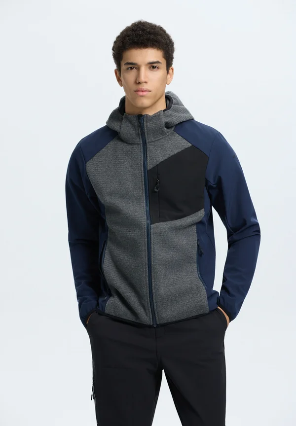 Soft shell jacket - dunkel blau