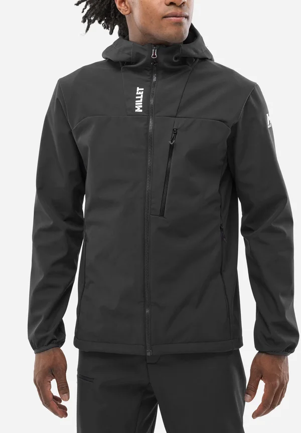 Soft shell jacket - noir