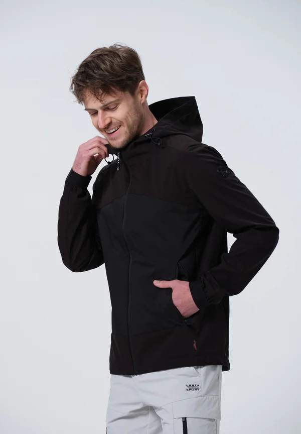 Soft shell jacket - schwarz