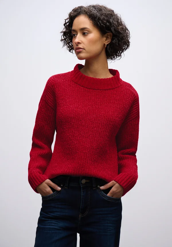 SOFTER CHENILLE  - Jumper - rot