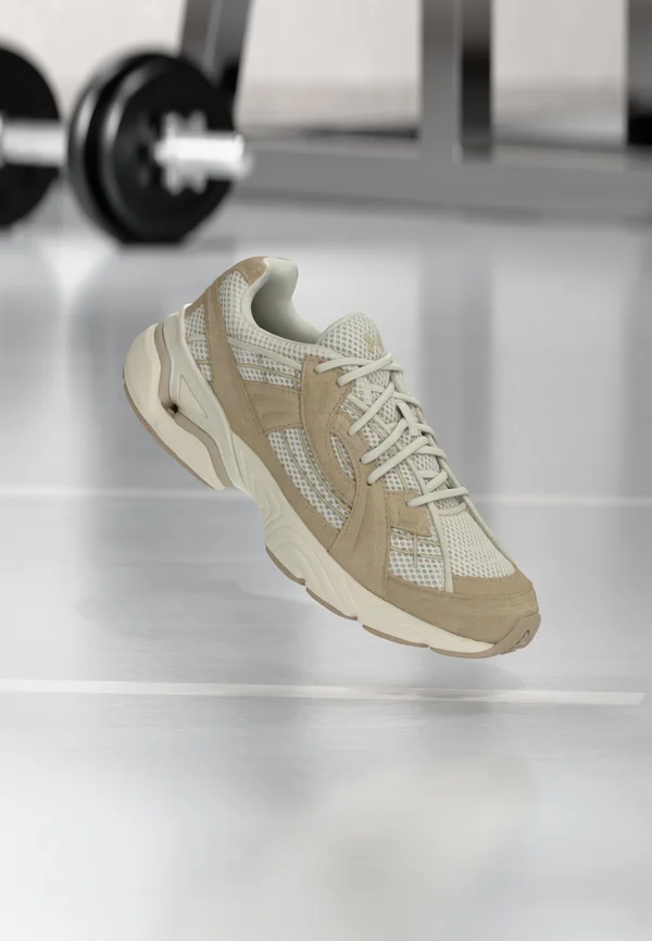 SOLA UNISEX - Training shoe - summit white/khaki base/city khaki