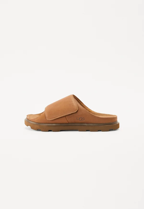 SOLANO SLIDE - Sandals - cognac