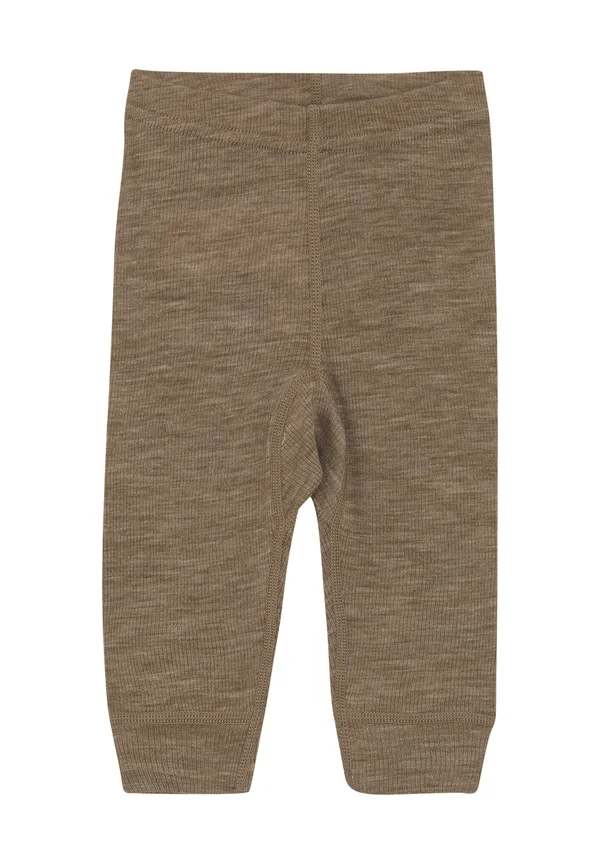 SOLID - Leggings - Trousers - cocoa creme