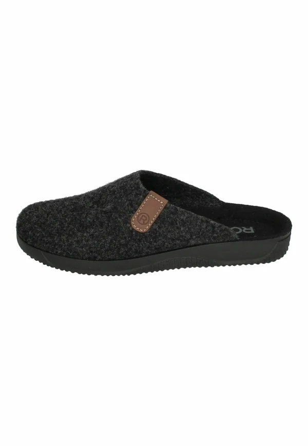 SOLTAU - Slippers - grau anthrazit