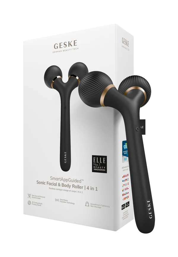 SONIC FACIAL BODY ROLLER | 4 IN 1 - Skincare tool - gray