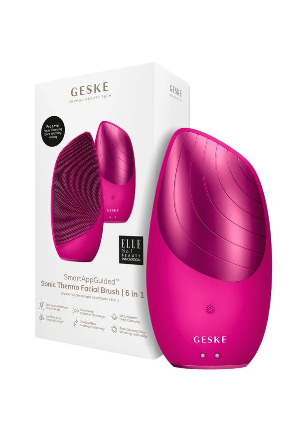 SONIC THERMO FACIAL BRUSH | 6 IN 1 - Skincare tool - magenta