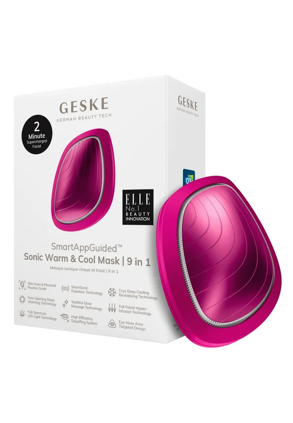 SONIC WARM COOL MASK | 9 IN 1 - Skincare tool - magenta