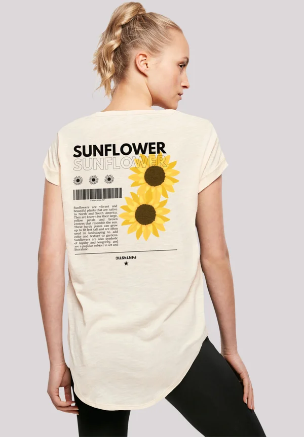 SONNENBLUME - Print T-shirt - whitesand