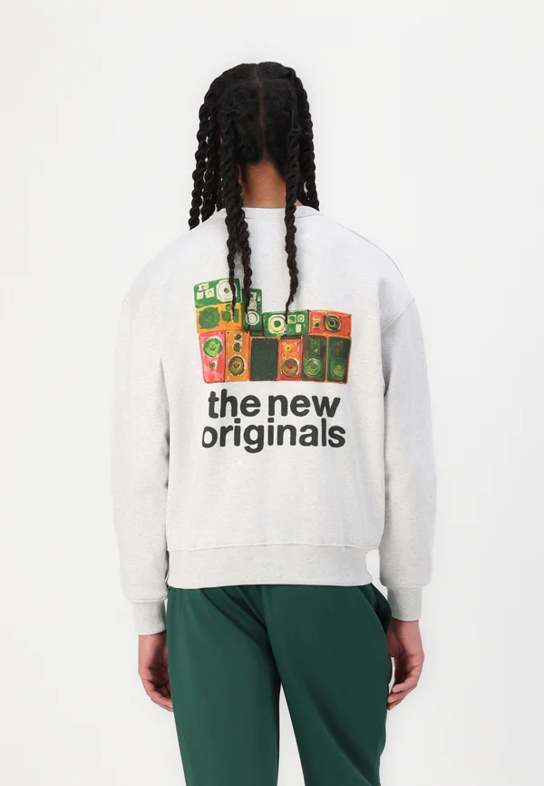 SOUNDSYSTEM CREW NECK - Sweatshirt - light grey melange