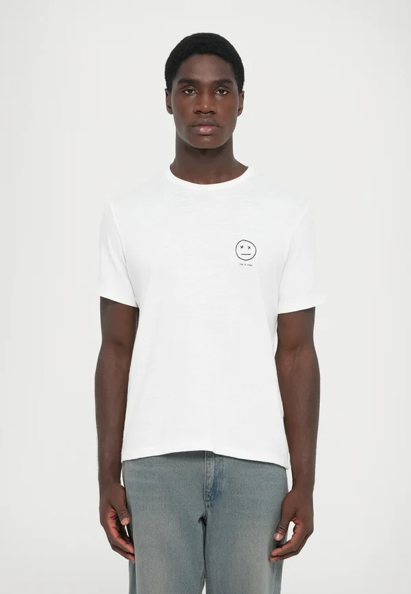 SOUR FACE TEE - Basic T-shirt - white