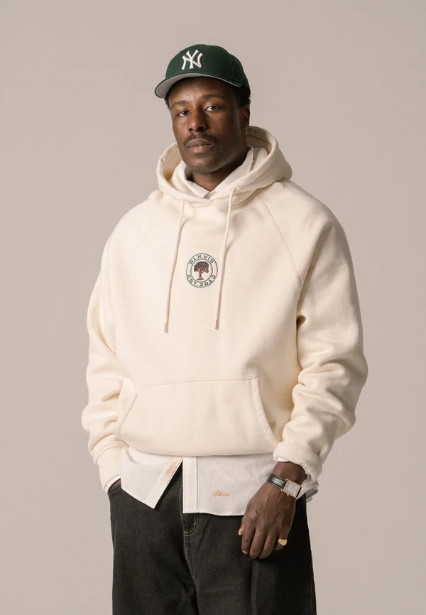 SOURCE RAGLAN HOODIE UNISEX - Hoodie - antique white